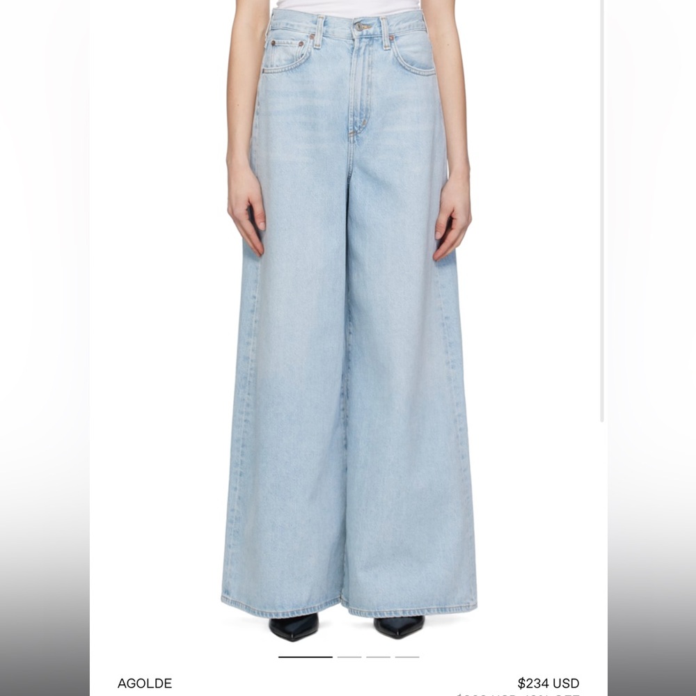 Agolde Nolan  Wide Leg Jeans